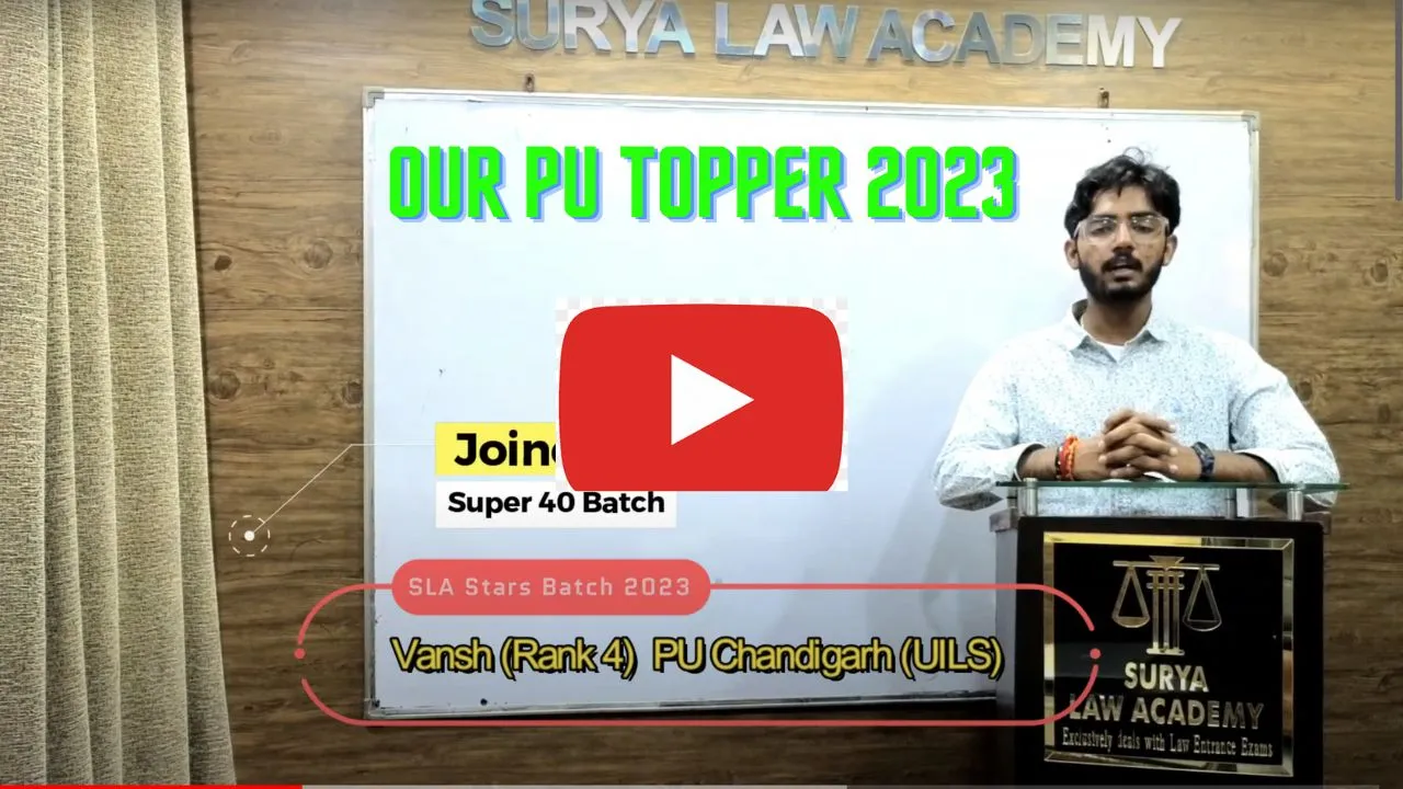 pu law entrance topper 2023